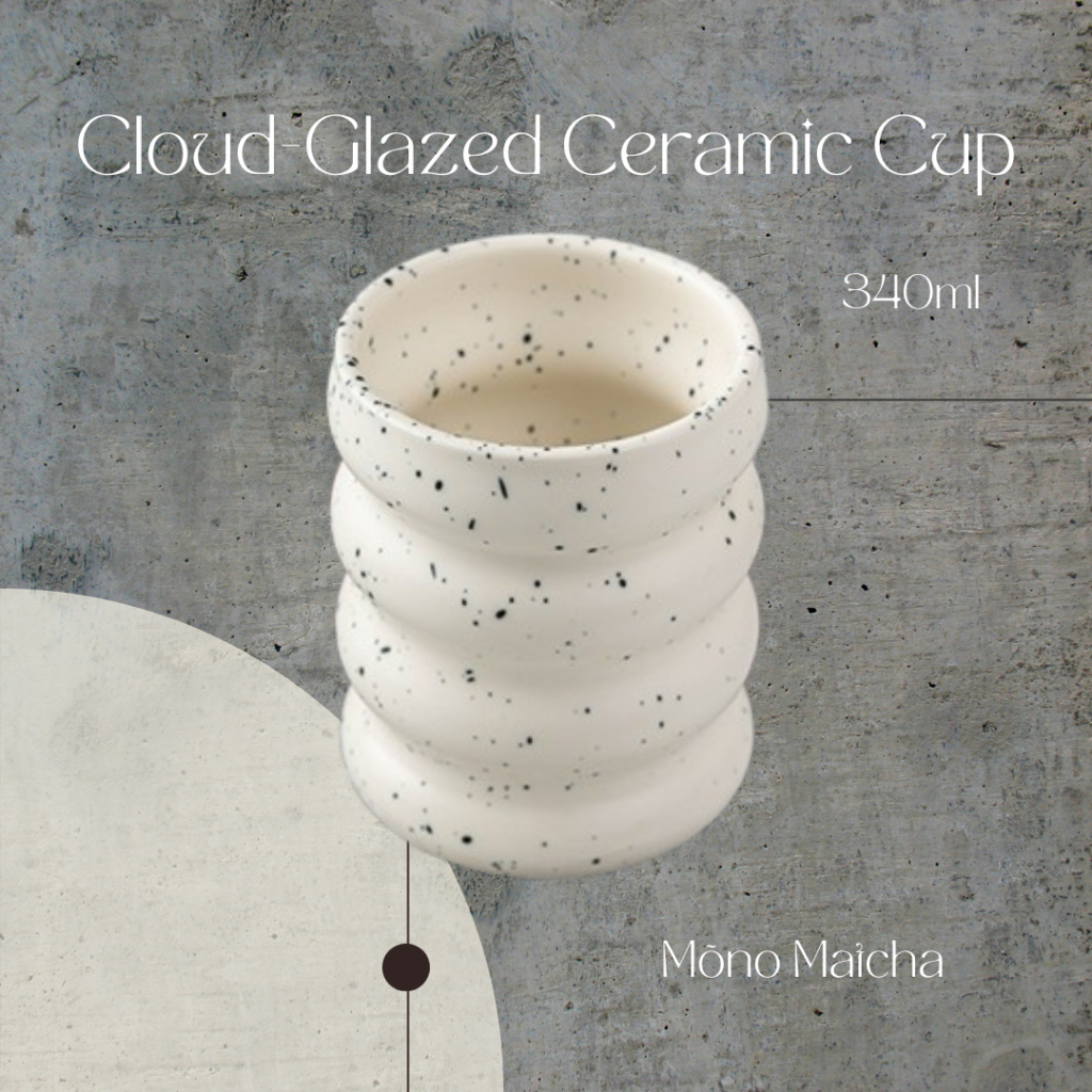 M Mina Matcha Japanese Aesthetic Cloud-Glazed Ceramic Matcha Tea Cup Hera Silk Air Comthetic Net Red