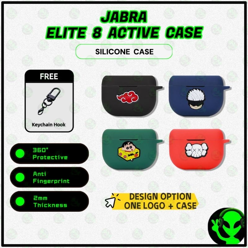 Jabra Elite 8 Active Case เคสป้องกันเอียร์บัดไร้สาย เคสซิลิโคนอ่อนนุ่ม