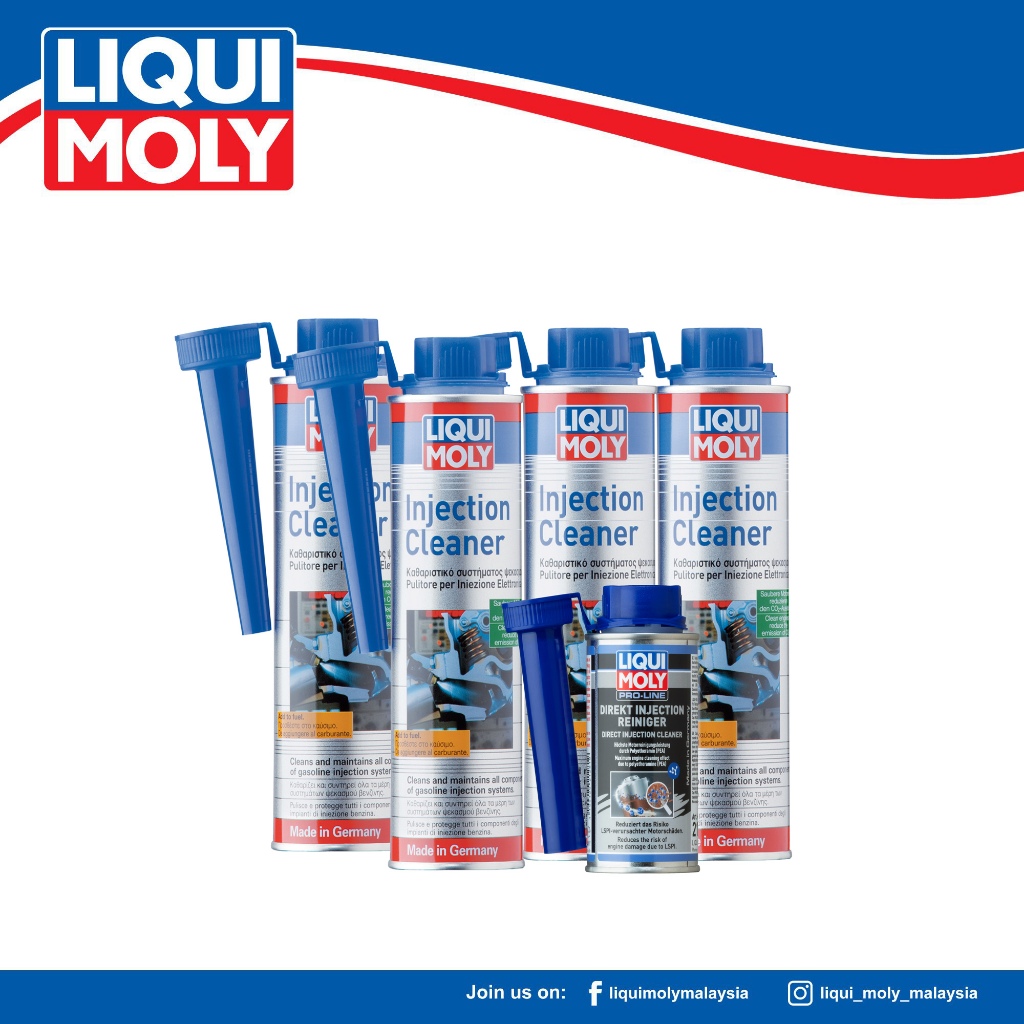 LIQUI MOLY COMBO PACKAGE INJECTION CLEANER - 1803 + PRO LINE DIRECT INJECTION CLEANER - 21281