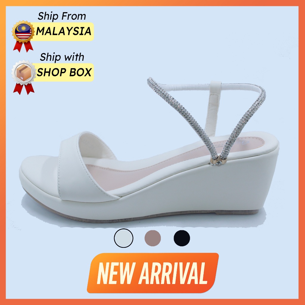 GF Shoe CrystalLift Wedge Sandals G 398-433