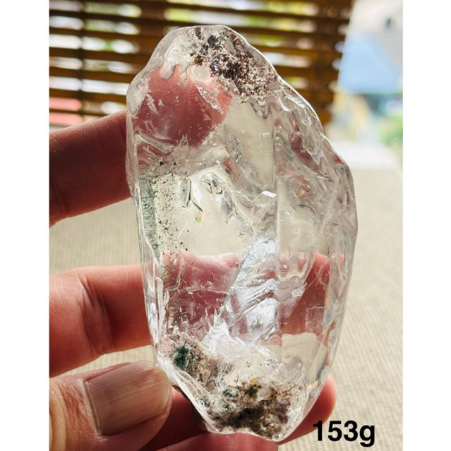 Natural Zambia Semi Polishing Phantom Quartz 153g