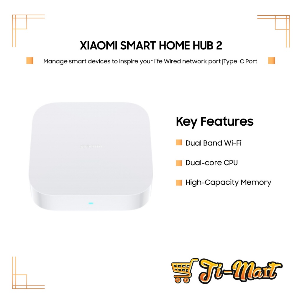 Xiaomi Smart Home Hub 2 [Gateway Dual-band Wi-Fi Mijia MiHome App Bluetooth Mesh ZigBee 3.0 Sensor สมาร์ทโฮม]