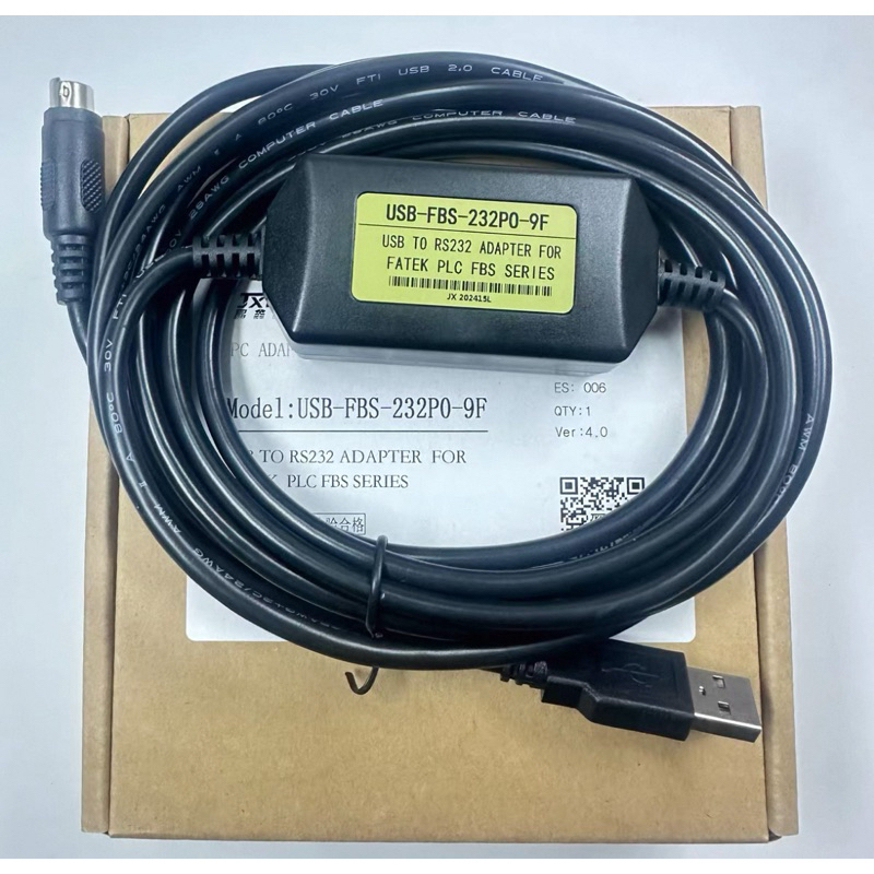 FATEK FBS-232P0-9F USB-FBS-232P0-9F สาย PLC 3 เมตร/5 เมตร