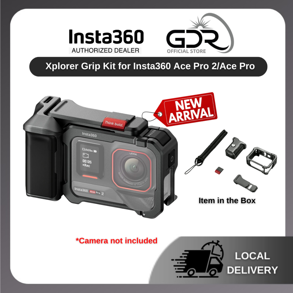 Insta360 Xplorer Grip Kit สําหรับ Insta360 Ace Pro 2/Ace Pro, Insta360 Xplorer Grip Kit สําหรับ Inst