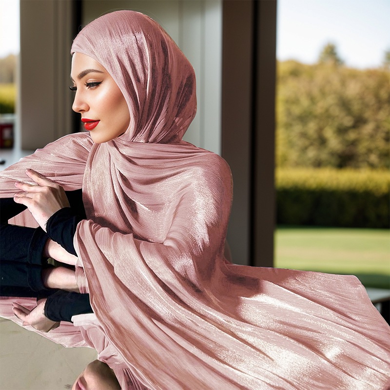 SHAWL SHIMMER SILK GLOSSY