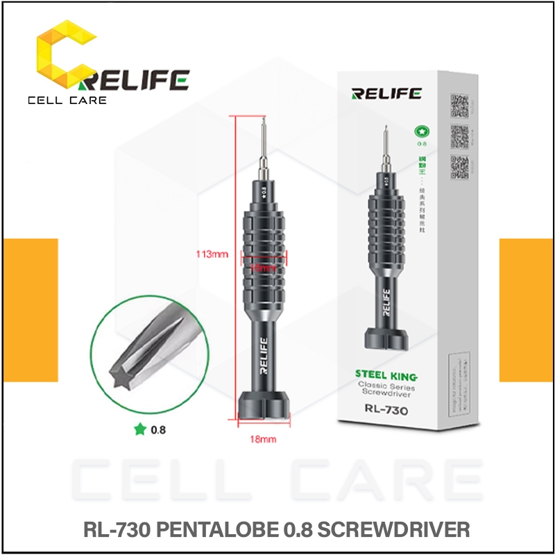 Relife ไขควง Steel Cannon King Classic Series Strong Magnetic S2 Steel Bits RL-730