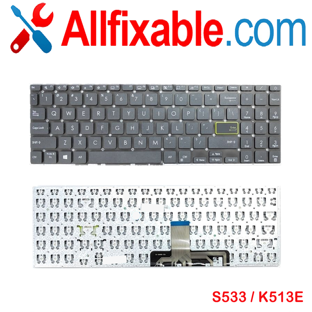 Asus Vivobook S533 S533E S533EA S533F S533FA K513E K513EA K513M K513MA แล็ปท็อปแป้นพิมพ์ทดแทน