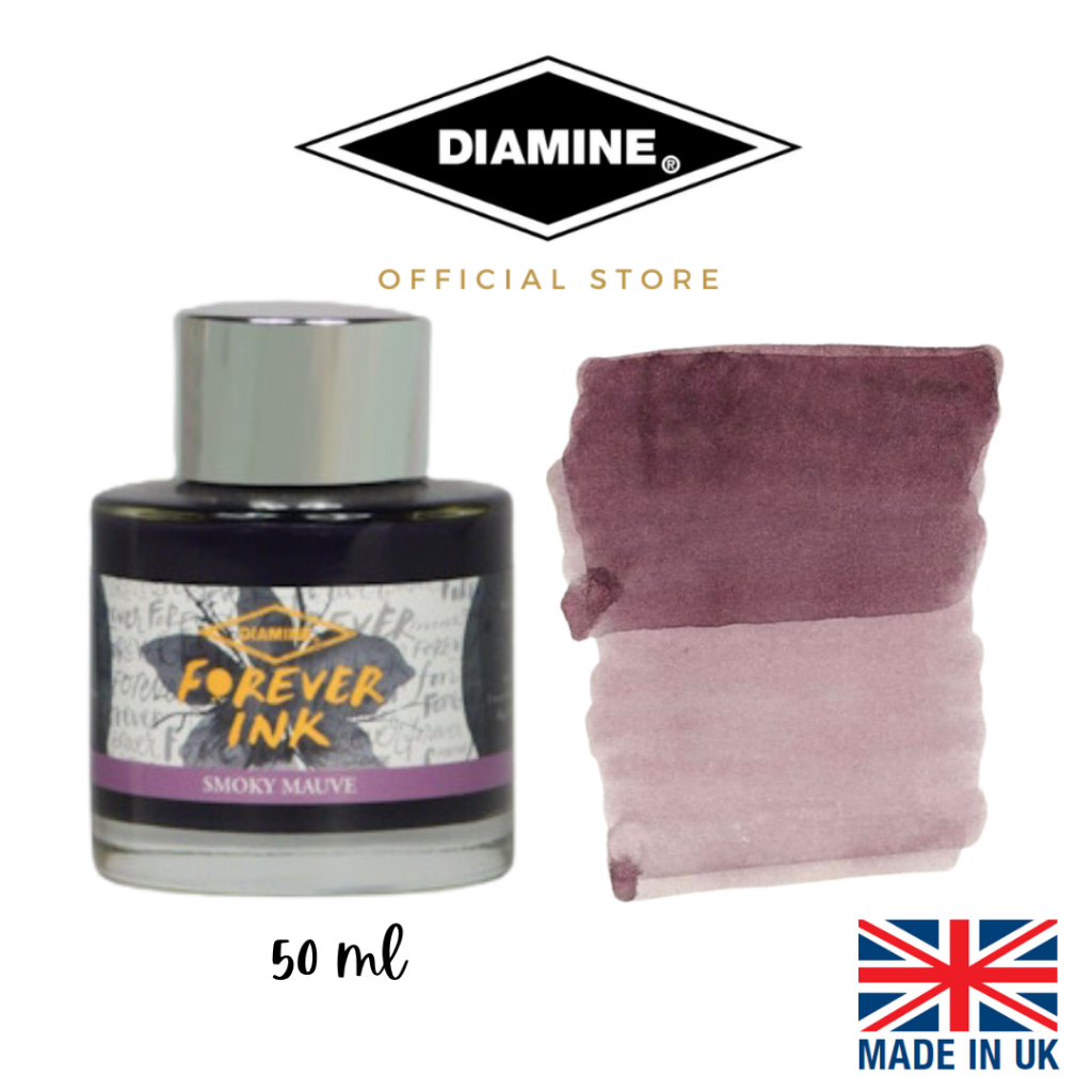 Diamine Smoky Mauve Permanent Forever Ink 50ml