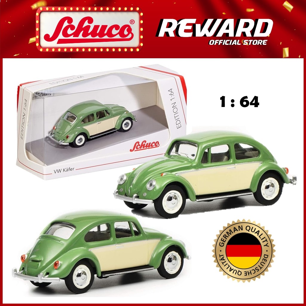 Schuco 1/64 VW Volkswagen Beetle / T3 Bus รุ่นรถโลหะแบรนด์เยอรมัน / Diecast / ของเล่น