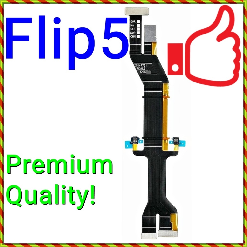 ใหม่กลางพับหลัก Flex Cable Ribbon สําหรับ SAM(SUNG) Galaxy Z Flip5 5G / Flip 5 /SM- F731B F731U