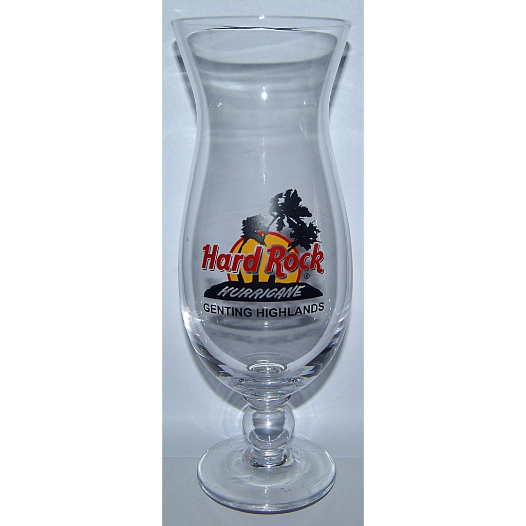 Hard Rock Cafe GENTING HIGHLANDS Hurricane Glass & HRC แท้