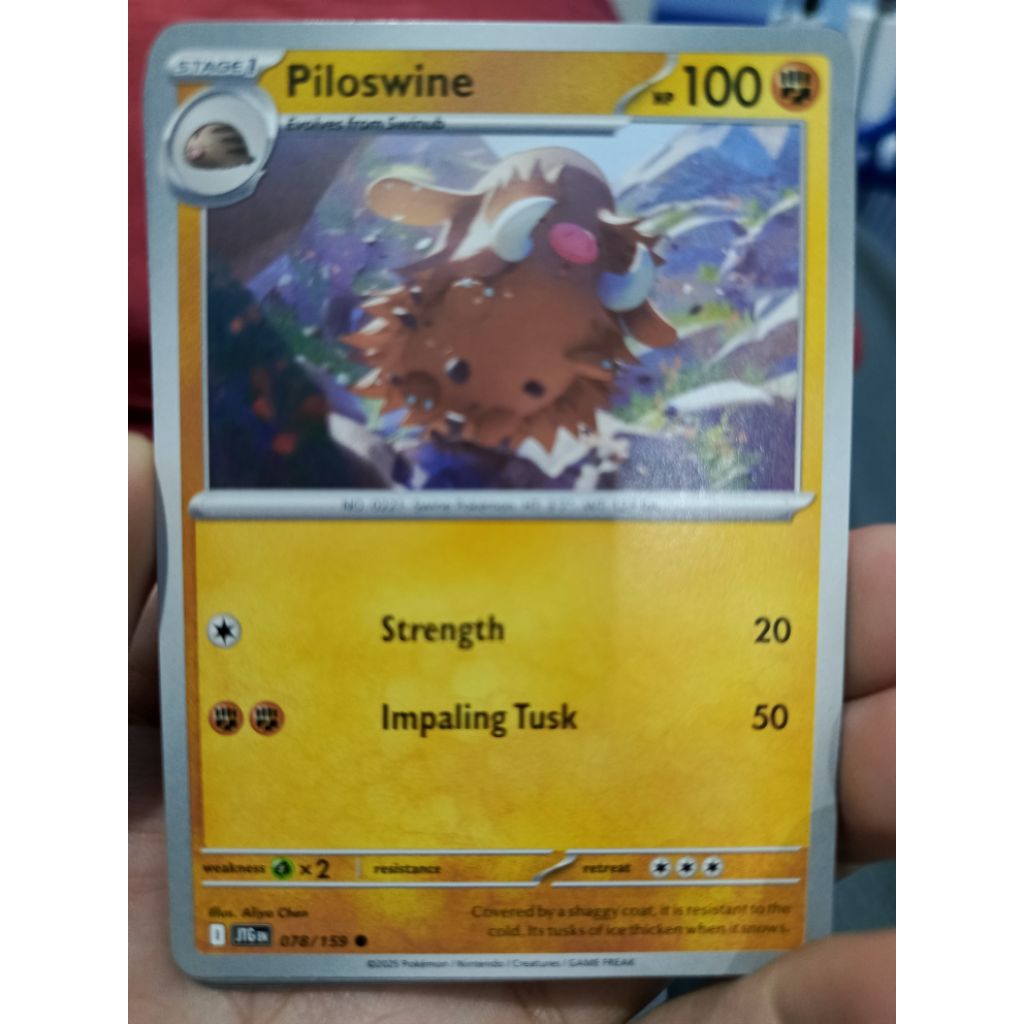 Pokemon TCG Piloswine Journey Together