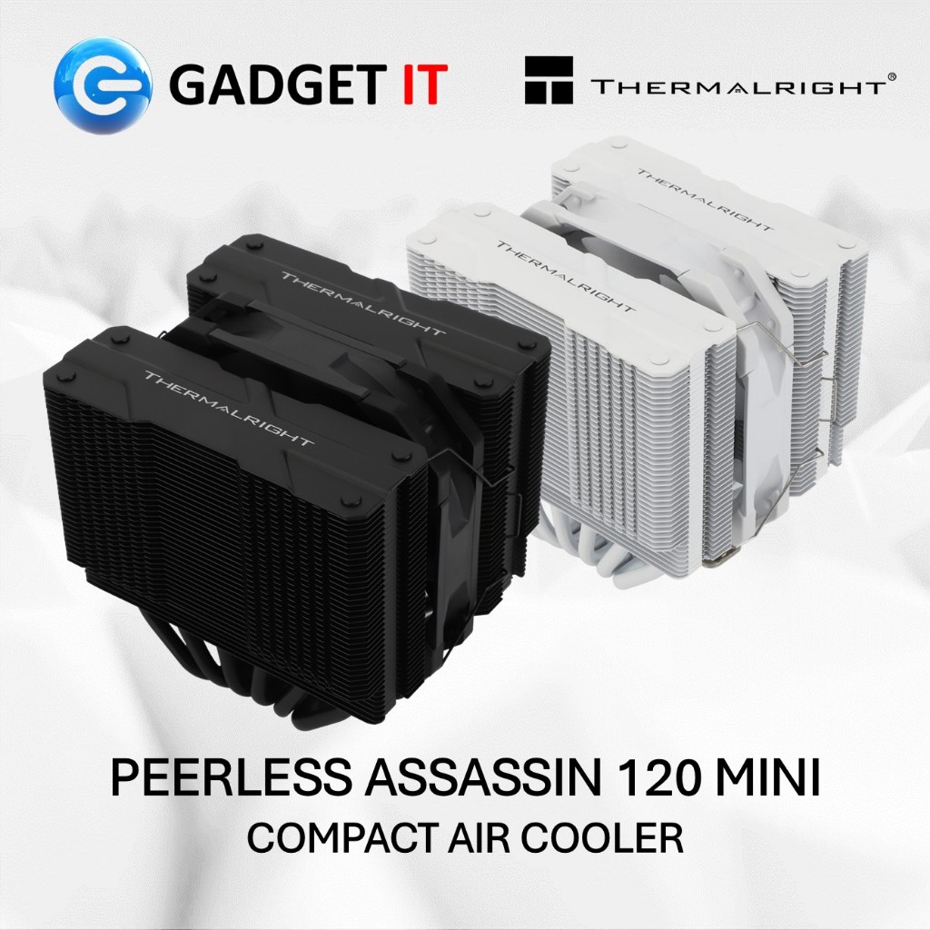 THERMALRIGHT PEERLESS ASSASSIN 120 MINI COMPACT DUAL TOWER CPU AIR COOLER PA120 GADGET IT