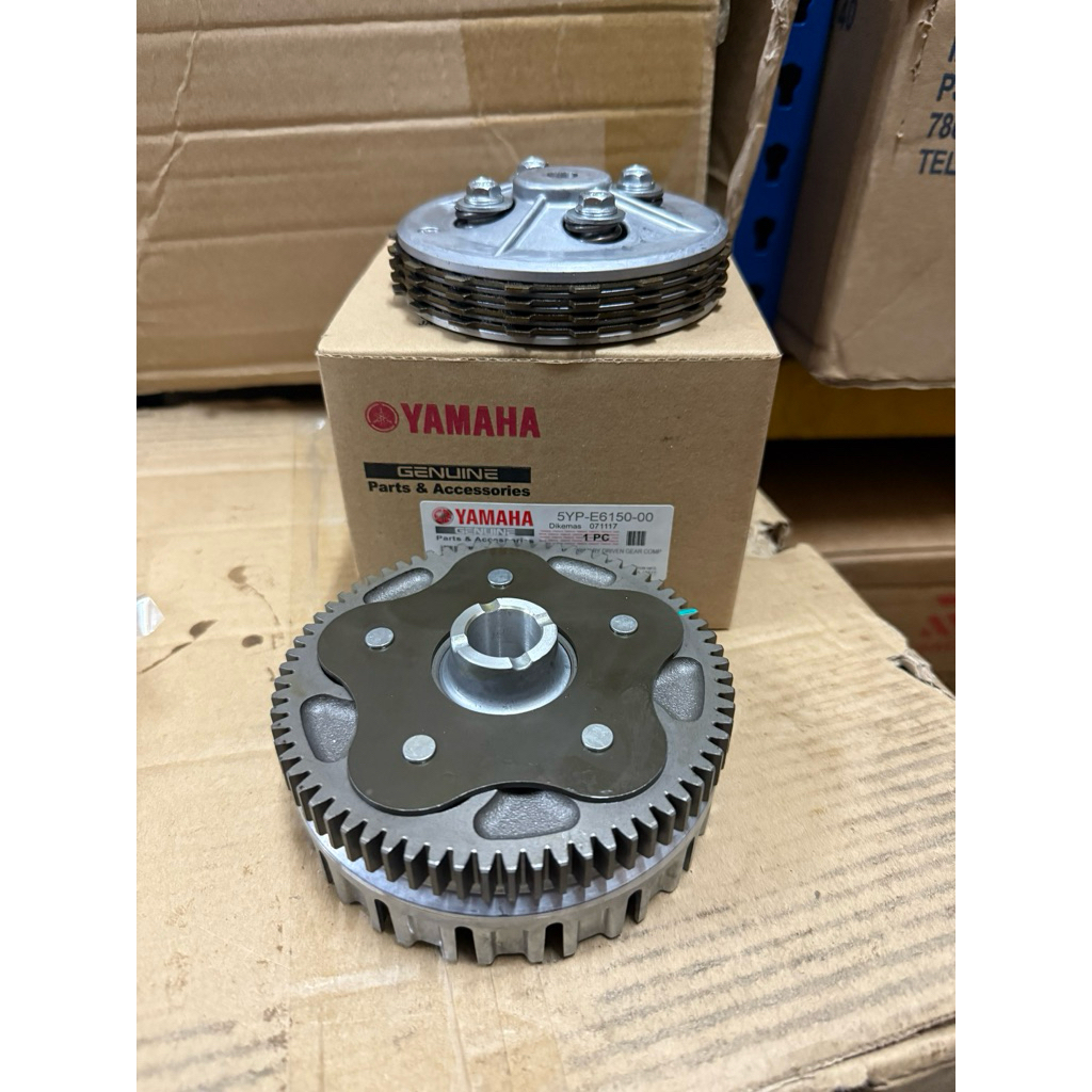 YAMAHA LC135 v1 v2 v3 v4 v5 v6 CLUTCH BIG GEAR SEKALI CLUTCH PLATE SET COMPLATED