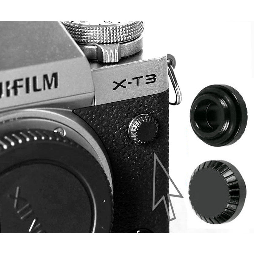 แฟลชรีโมท PC Sync Terminal ฝาครอบ Grip Connector สําหรับ Fujifilm XT2 XT3 XT4 XH1 GFX50S GFX50R VG-X