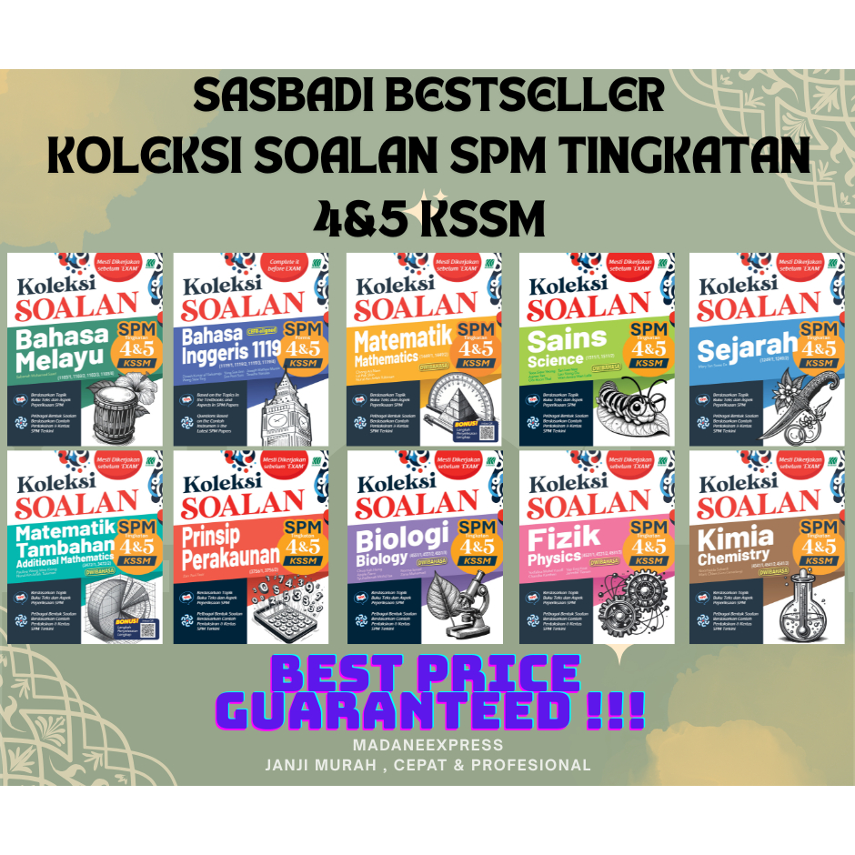 [XPRESS] SASBADI BESTSELLER: SPM QUESTION COLLECTION LEVEL 4&5 KSSM