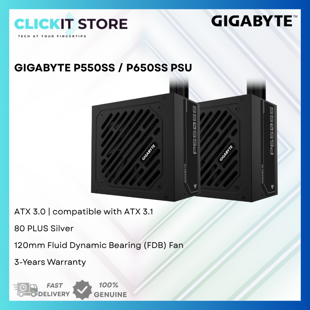 GIGABYTE P550S 550W / P650S 650W แหล่งจ่ายไฟ PSU GP-P550SS /GP-P650SS