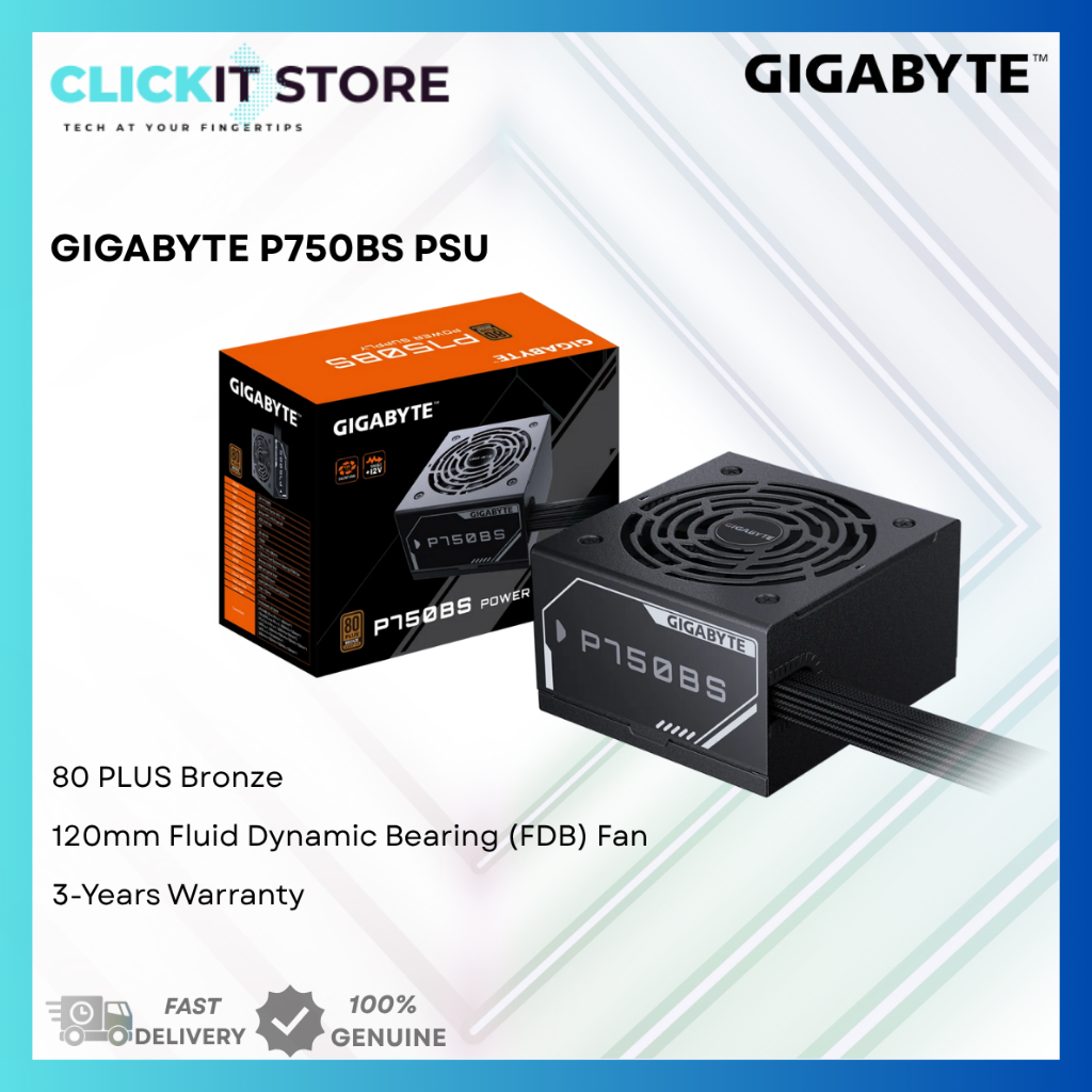 GIGABYTE P750BS 750W พาวเวอร์ซัพพลาย PSU GP-P750BS