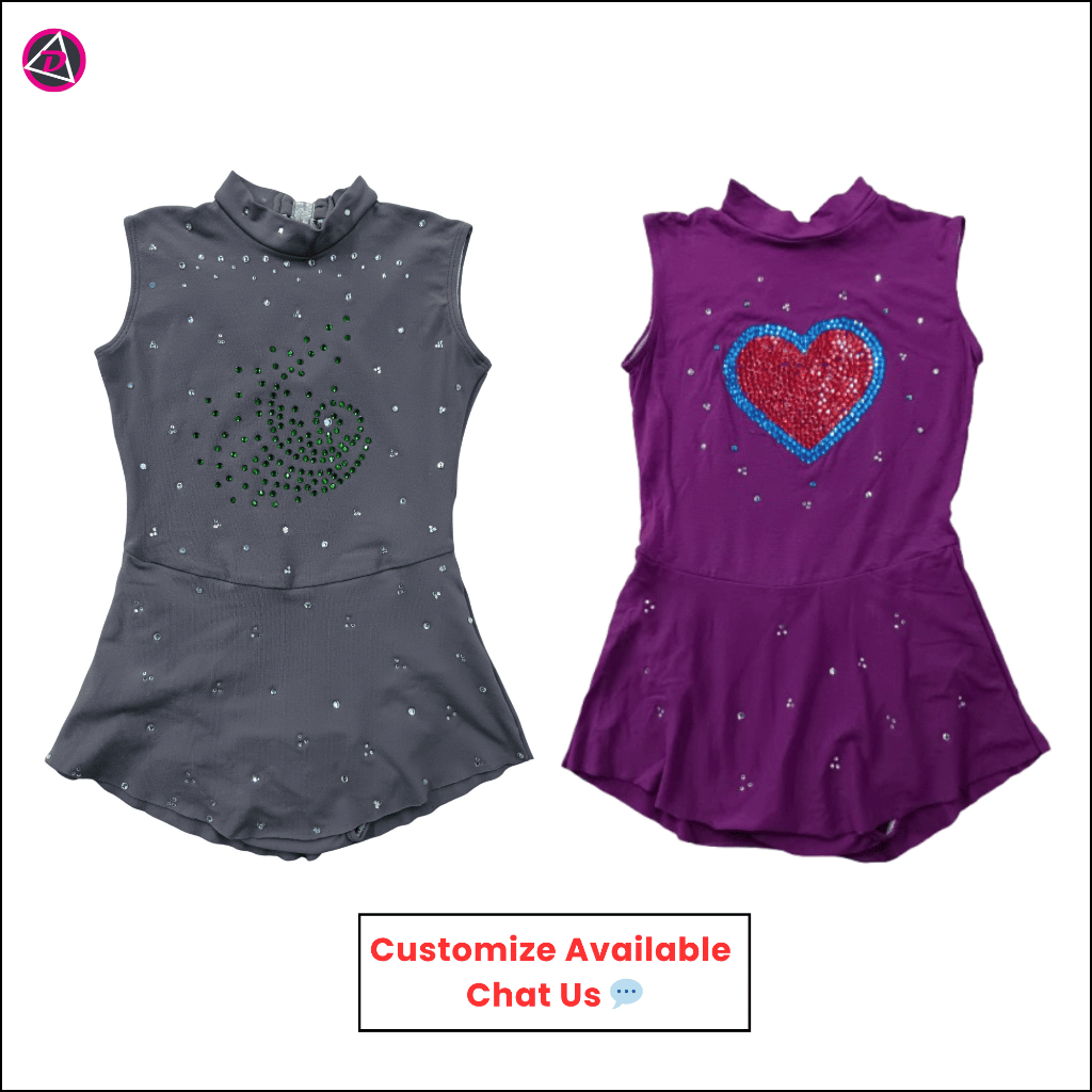 ODA INDUSTRY/RHYTHMIC GYMNASTICS LEOTARD ผ้าฝ้ายพร้อมเพชร