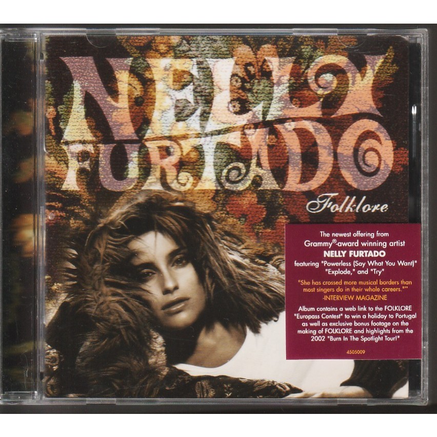 PRELOVED CD : NELLY FURTADO : FOLKLORE