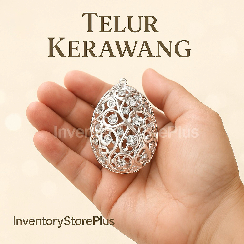 Telur Kerawang 50 ชิ้น/กวางกวาง/หมวก gula-gula/Doorgift Egg