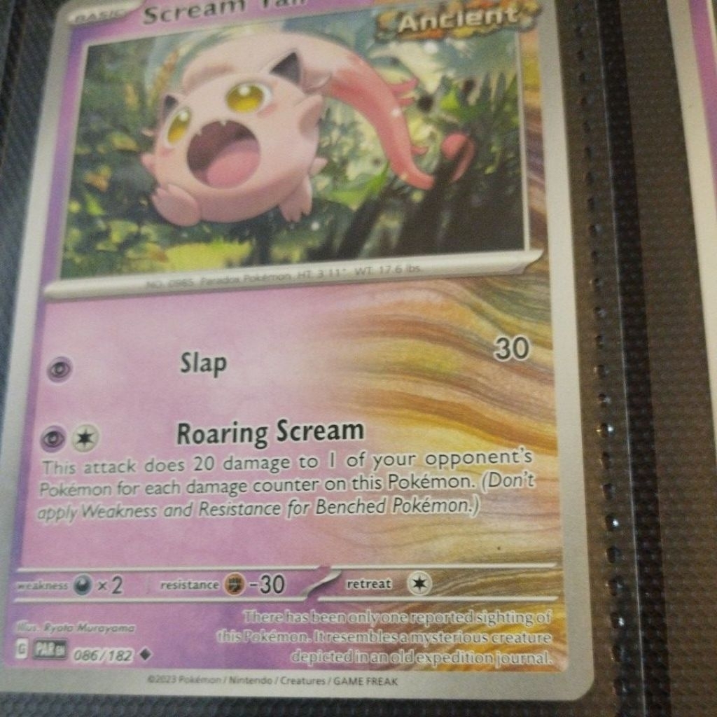 Pokémon TCG - Scream Tail 086/212 (Roaring Scream) Paradox Rift