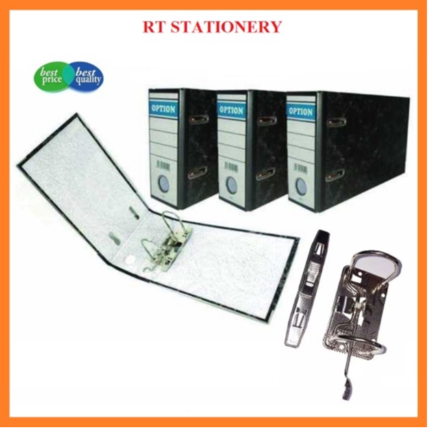 3" ABBA Option Lever Arch Voucher File / Ring File (75mm / 3 นิ้ว) - สําหรับใบเสร็จหรือเอกสารขนาด A4