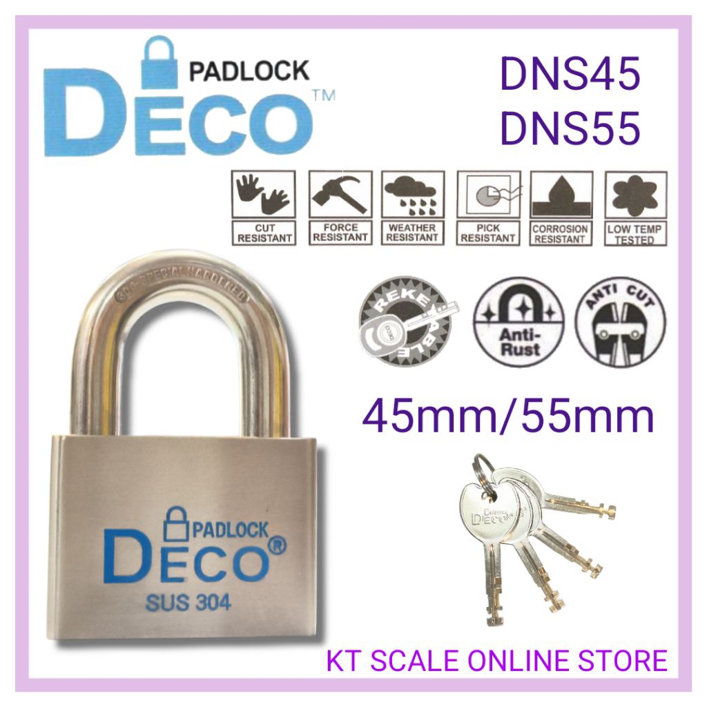 DECO แป้นสแตนเลส DNS45/ DNS55