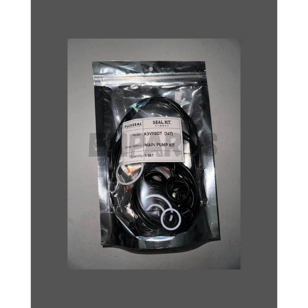 FUJISEAL EXCAVATOR KAWASAKI K3V112 KV112 HYDRAULIC MAIN PUMP KIT REPAIR KIT - คุณภาพดี