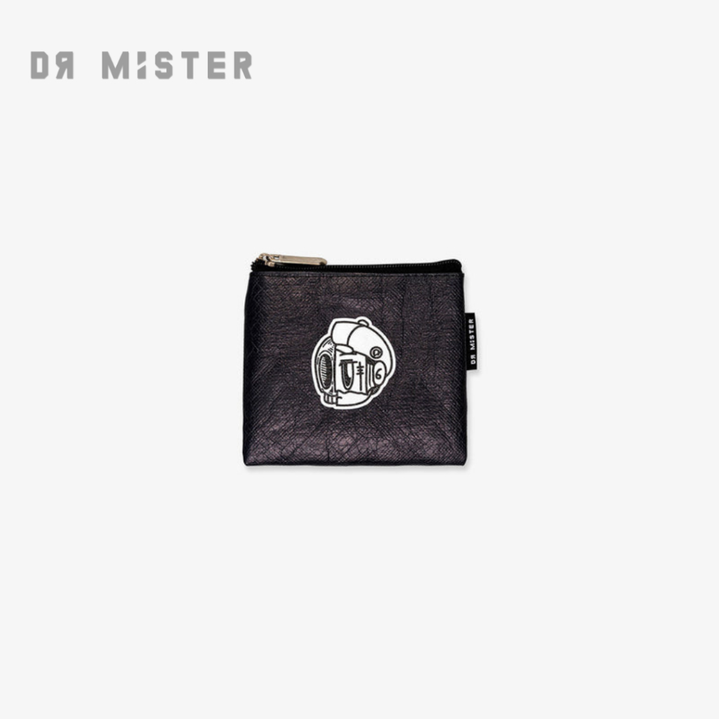 DR MISTER "Tyge" HDHF Tyvek Card Pouch - สีดํา