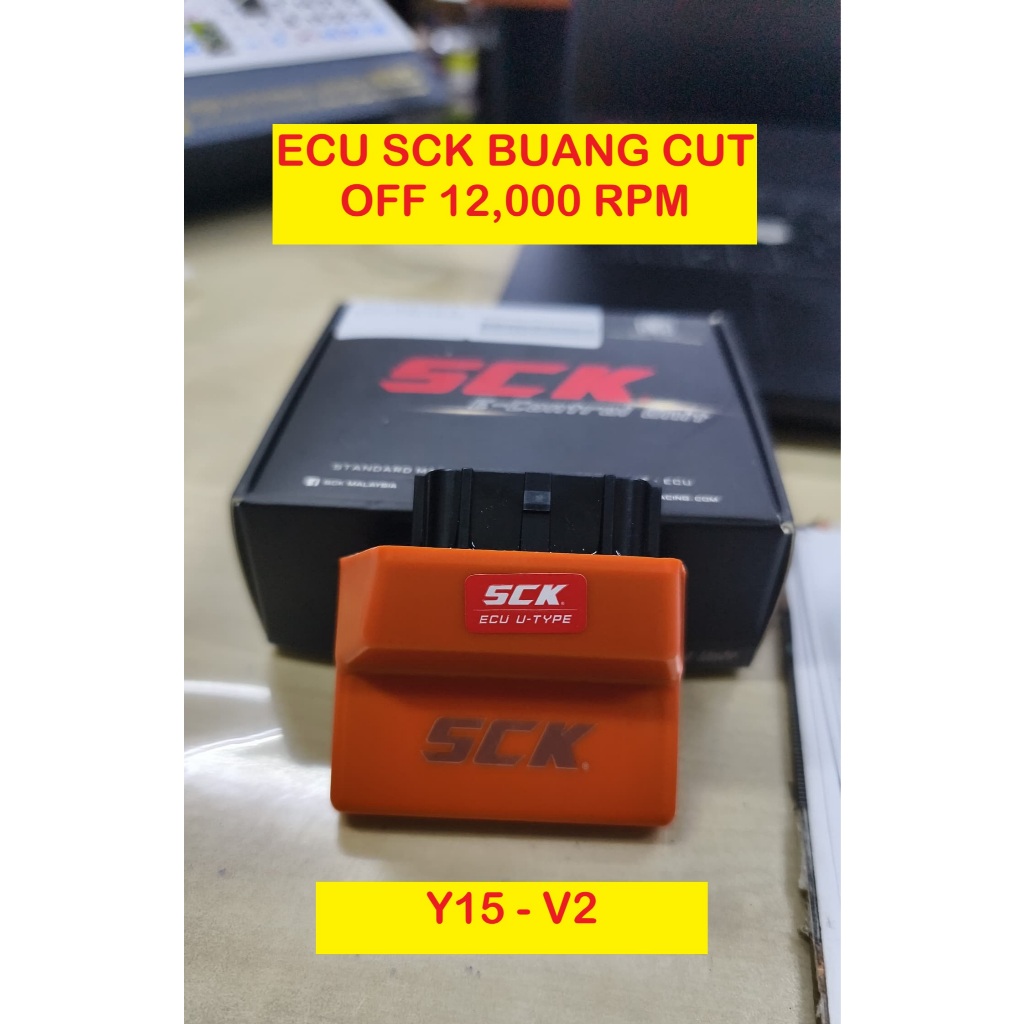 ECU SCK Y15 V2 SNIPER150-(V2) CUT OFF 12,000 RPM SCK RACING