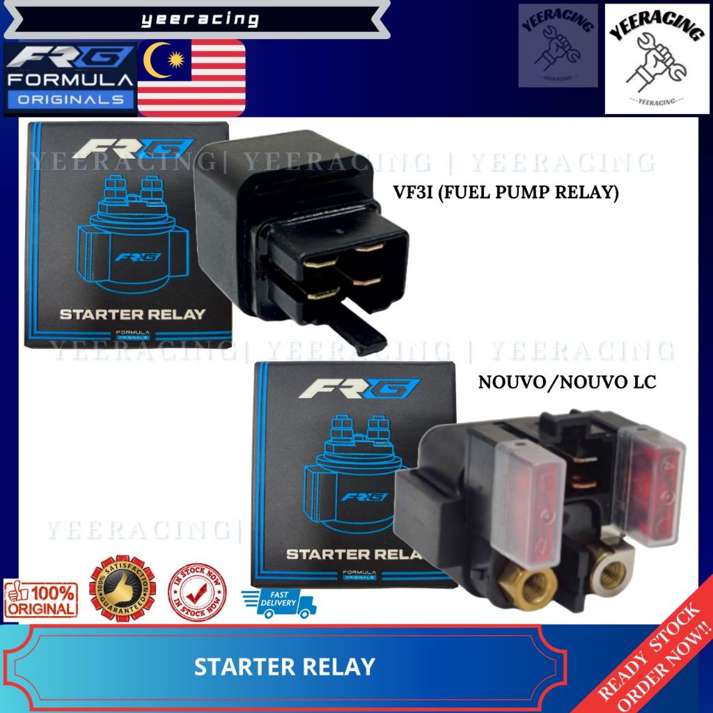 ALAT BATI MOTOR EX5 BEAT FI RS150R V100 VS125 BELANG150 RAIDER150 FI FRG FORMULA STARTER RELAY HONDA