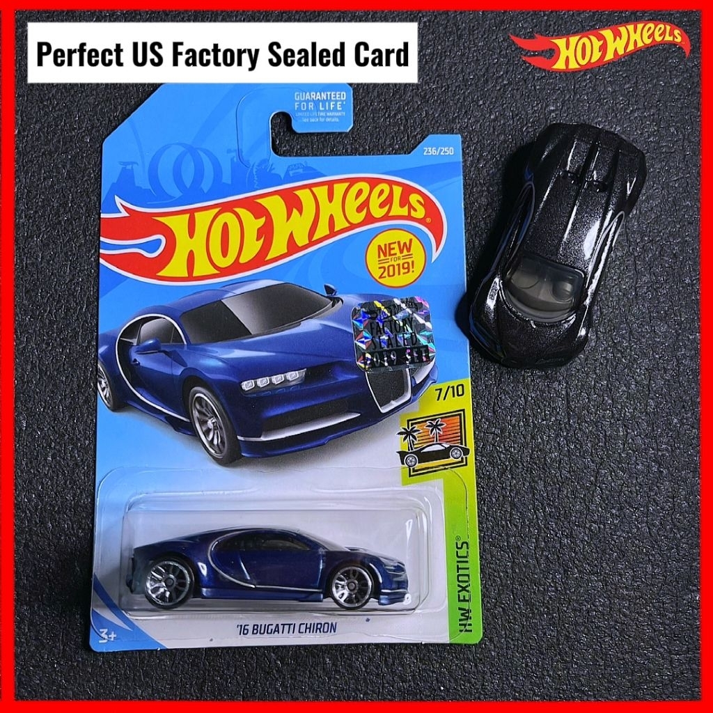 Hot Wheels Bugatti Chiron Factory Sealed 2019 Hotwheels 16 Bugatti Chiron Bolide Veyron Hotwheel สีด
