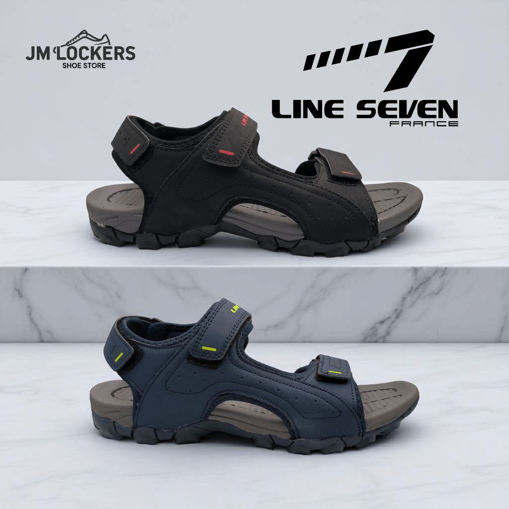 LINE 7 รองเท้าแตะผู้ชาย/รองเท้าแตะผู้ชาย/Selipar Lelaki/Sandal Lelaki E-1092