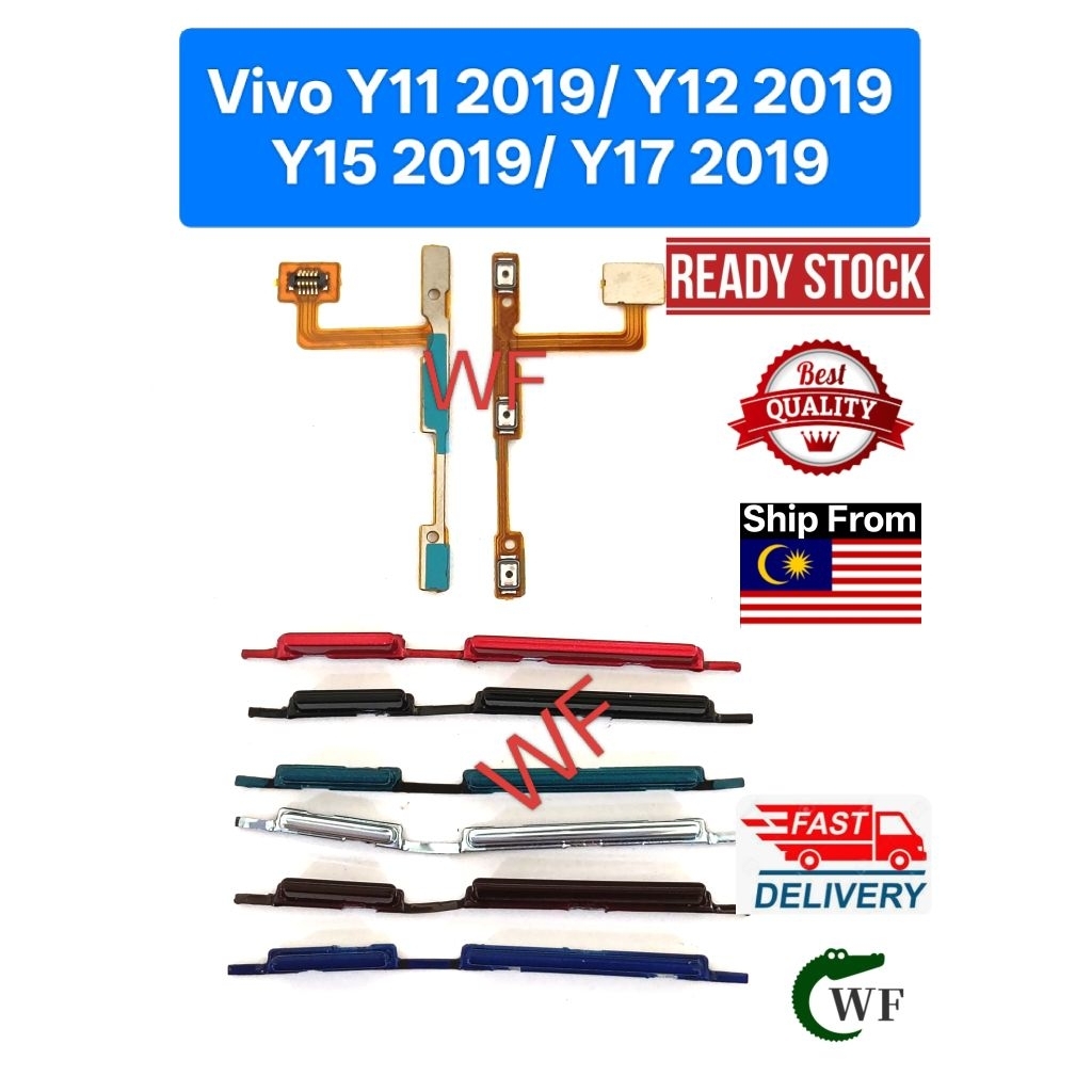 สําหรับ Vivo Y11 2019 / Y12 2019 / Y15 2019/Y17 2019 บน Off Volume Ribbon Flex บนปุ่มปรับระดับเสียง
