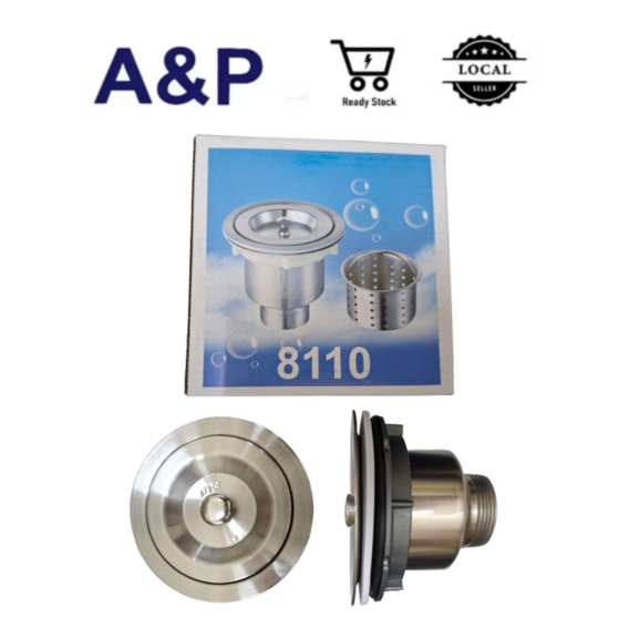 NIETZ KITCHEN SINK WASTE 8810