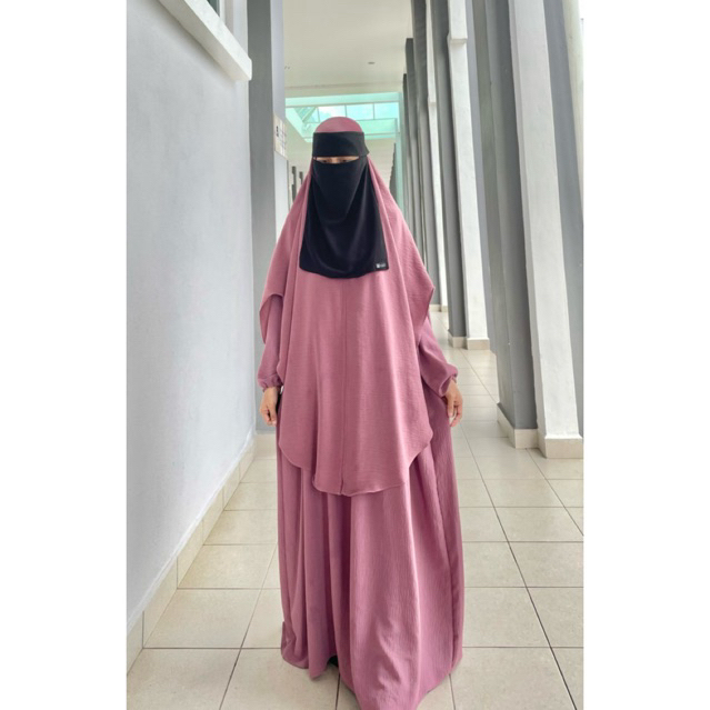 Niqab ซ่อน aye aritachi สีดํา