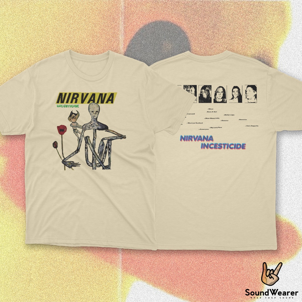 เสื้อยืดวง Nirvana 1992 Incesticide