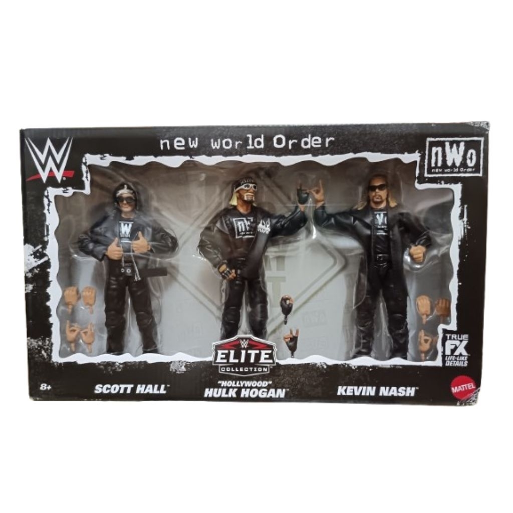 Mattel WWE Elite NWO Hollywood Hogan Scott Hall Kevin Nash Wrestling Action Figure