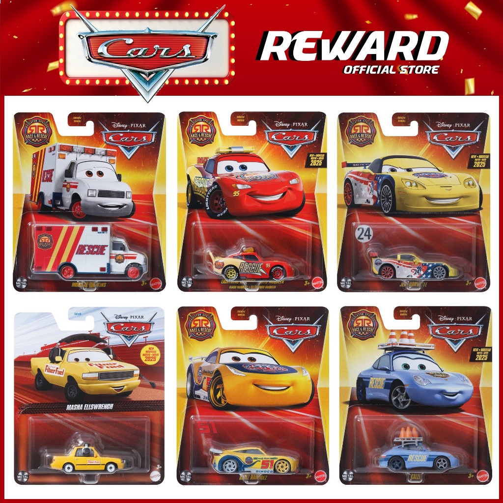 Mattel Disney Pixar Cars Assortment DXV29 / Metal Diecast / Toy / Cars