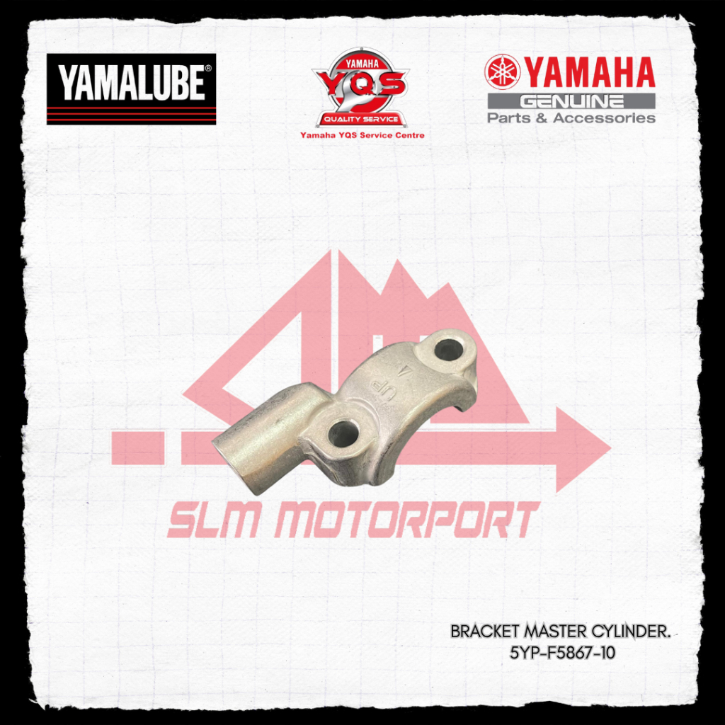 5YP-F5867-10 YAMAHA LC135 V1 V2 V3 V4 V5 V6 V7 Y15ZR Y125ZR MASTER CYLINDER BRACKET TAPAK กระจกมองข้