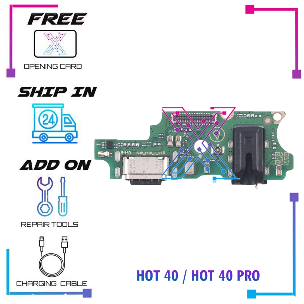 แท่นชาร์จสําหรับ Infinix Hot 40 X6836 / Hot 40 Pro X6837