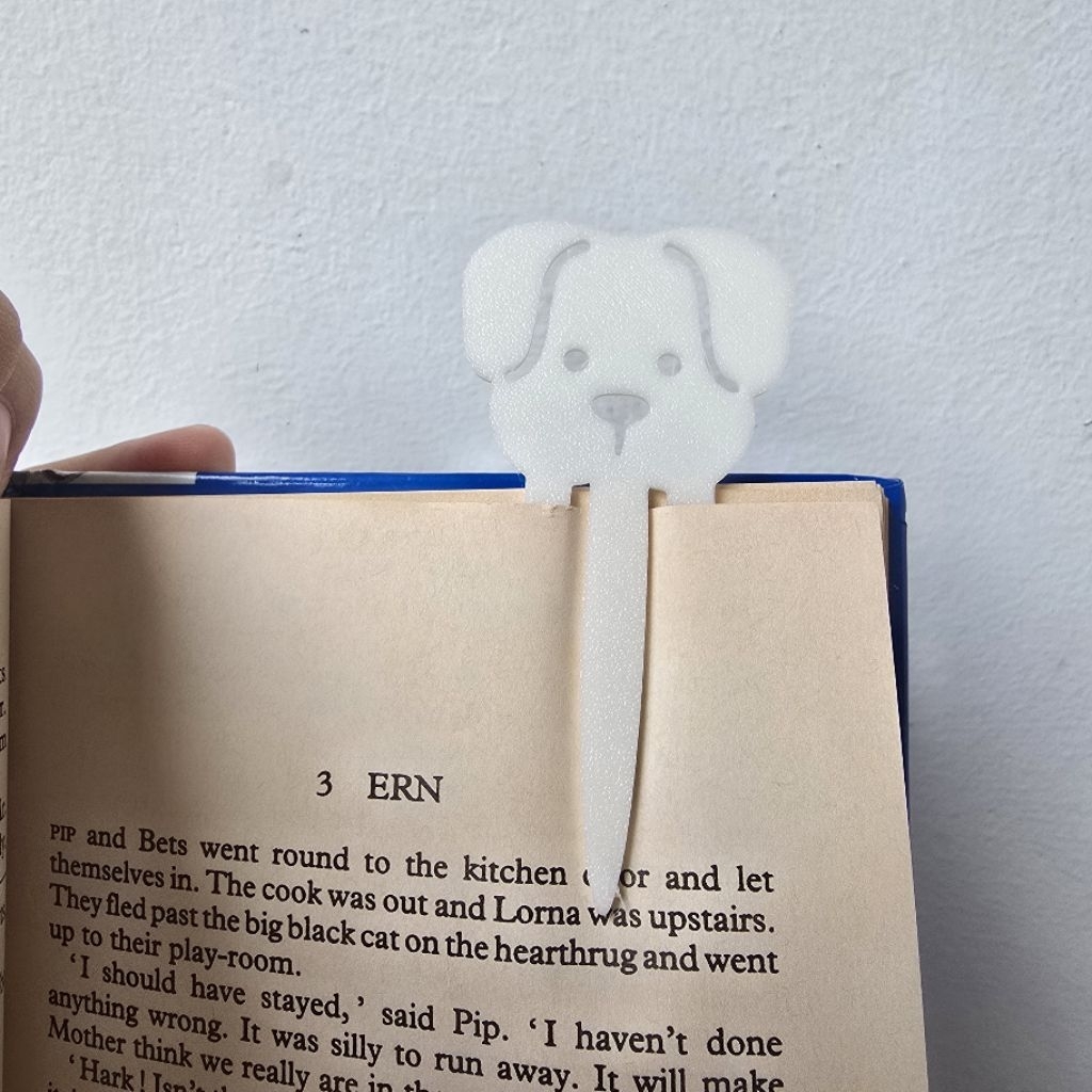 ที่คั่นหนังสือสุนัขน่ารัก Penanda Buku Anjing Comol