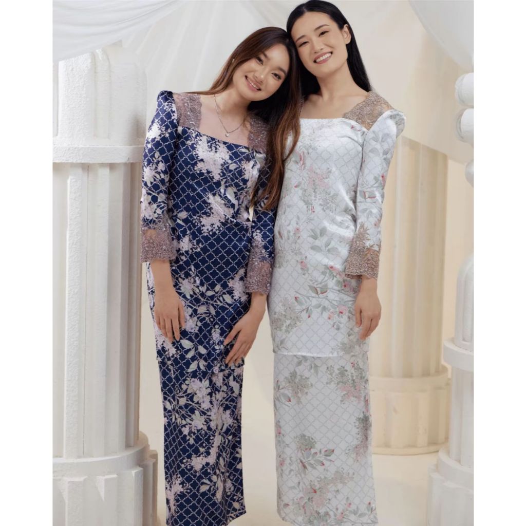 Janna Kurung Satin Lace Cllea