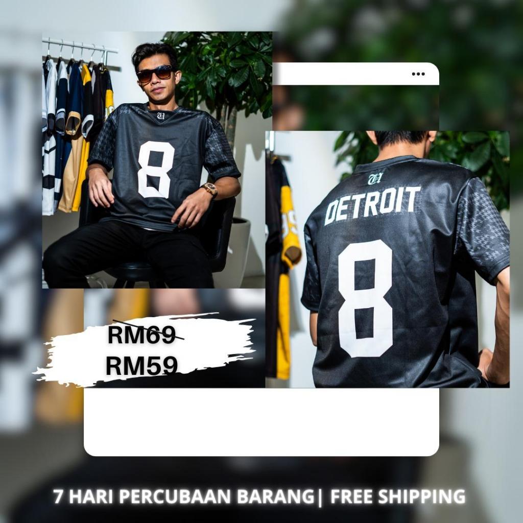 8"เสื้อเบสบอลผู้ชายแขนสั้นผ้าฝ้ายเสื้อยืด (O-คอ/กระดุม) สําหรับStreetwear Gym