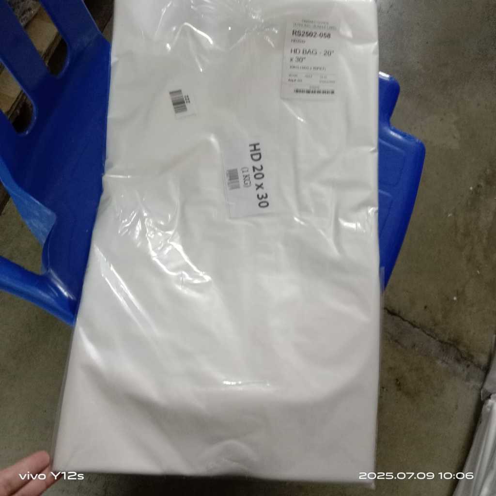 HD พลาสติกห่อ 20x30 INCHES (THICK) -1กก