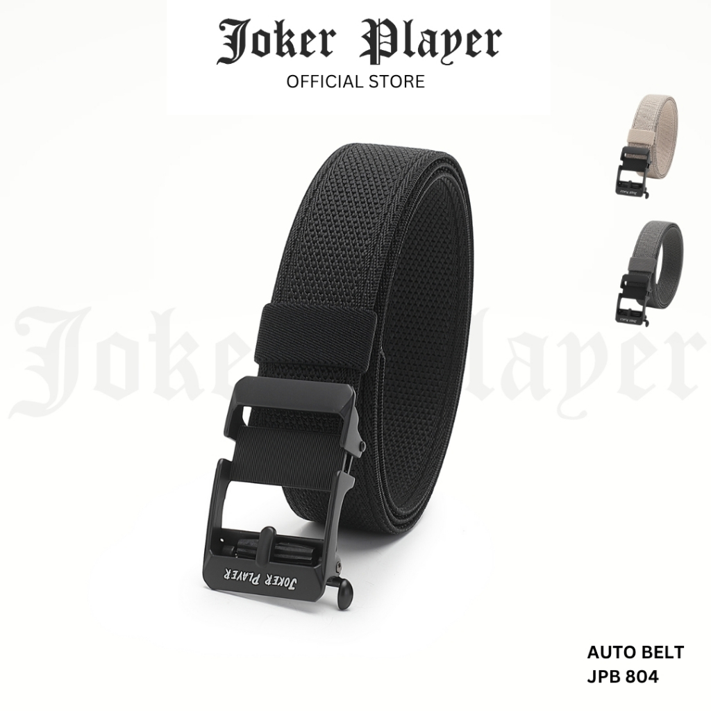 Joker Player Canvas Automatic Belt (35mm) - หลากสี JPB 804