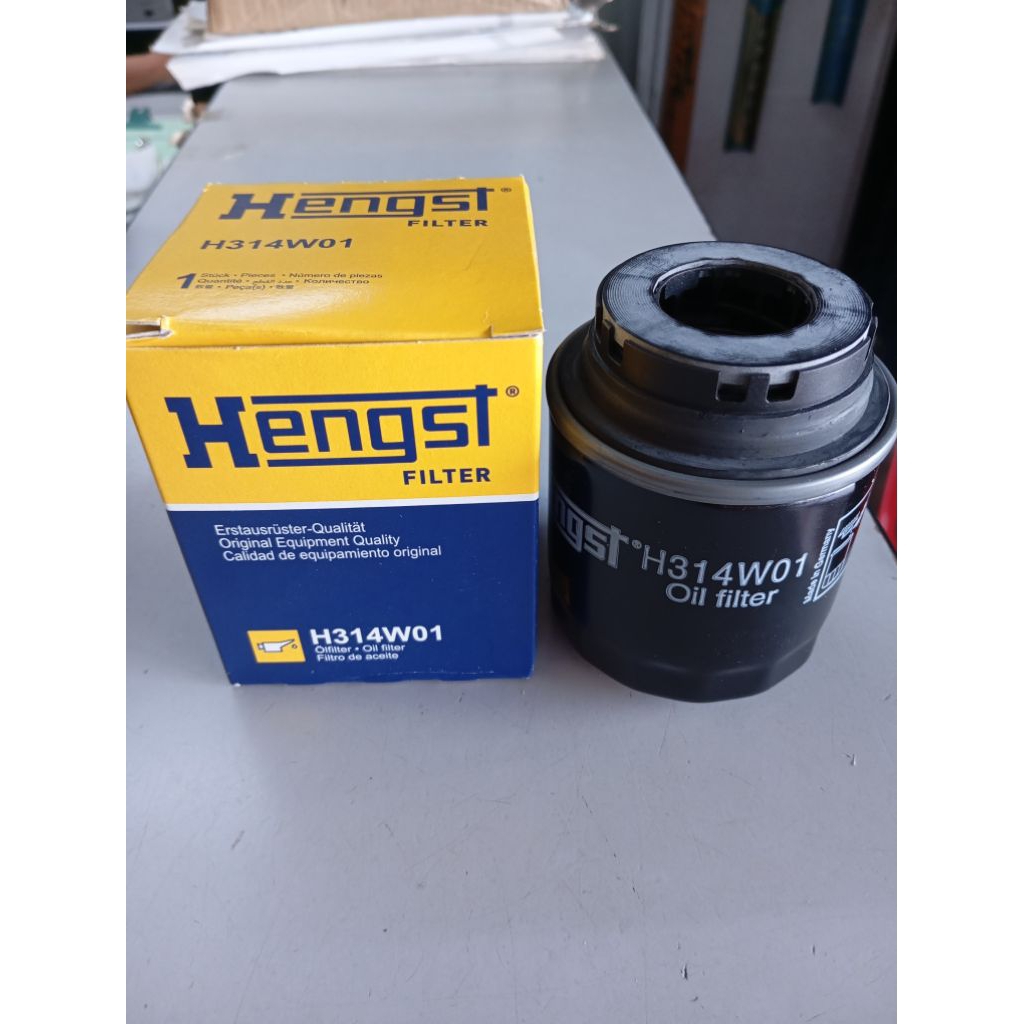 กรองน้ํามันเครื่อง VOLKSWAGEN BEETLE GOLF VI JETTA IV PASSAT POLO SCIROCCO TIGUAN TOURAN HENGST GERM