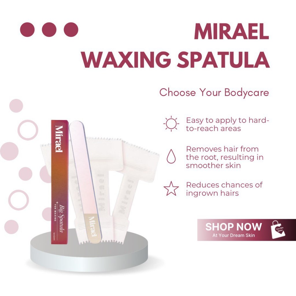 MIRAEEL SPATULA - WAXING - SPATULA - SPATULA SILICON - WAX HAIR REMOVAL - SPATULA WAXING