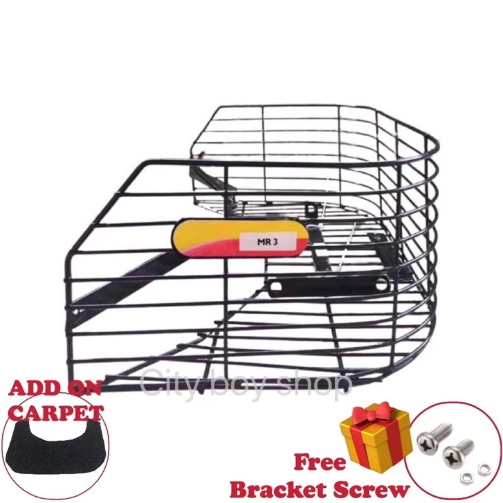 Modenas MR3 Basket ตะกร้าเหล็ก MR3 พรม